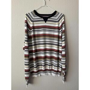 Sasch Men's XXL‎ White lined Sweater